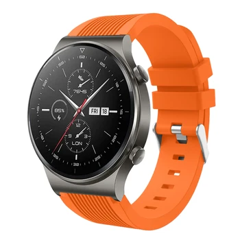 22mm Silikono Dirželis Huawei Žiūrėti GT 2 Pro Sporto Smartwatch Watchband Pakeitimo Apyrankės Apyrankės Watchstrap Priedai