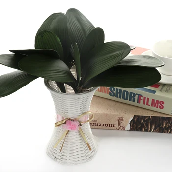 Dirbtinių Augalų Lapų Phalaenopsis Drugelis Lapų Dekoratyvinės Gėlės Padirbtų Augalų Orchidėjų Lapai Namų, Sodo Puošmena