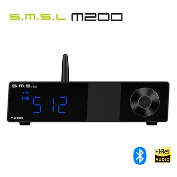 SMSL M200 AK4497EQ High-Res HiFi Audio DAC Bluetooth 5.0 Paramos 32Bit/768KHz DSD512 Bendraašius Optinė USB DAC Dekoderis