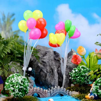 1 set/mini oro balionas/doll house//miniatiūros/mielas mielas/pasakos sodo gnome/samanų terariumai, dekoras/amatai/bonsai/modelis/doll house žaislas