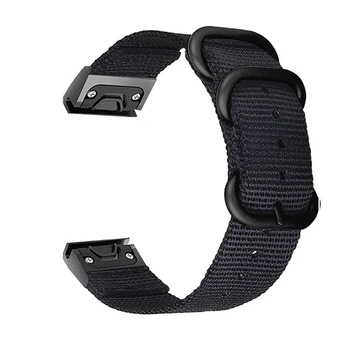 26mm Quick Fit Watchband Garmin Fenix 5X Plius 6X Pro 3 3HR Smart Watch Priedai Nailono Drobės Watchbands Garmin Enduro