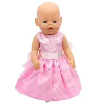 Pavasario Ir Vasaros Mados Mielas Rankų darbo Suknelės 18 Colių Amerikos&43Cm Baby Naujas Gimęs Lėlės Mūsų Kartos