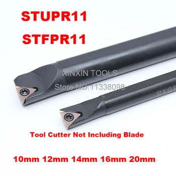 1PCS 10mm 12mm kaip 14mm 16mm 20mm STFPR11 STUPR11 S12M-STFPR11 S16Q-STFPR11 S12M-STUPR11 CNC Tekinimo Staklės, Įrankiai Kostiumas TPMT110304