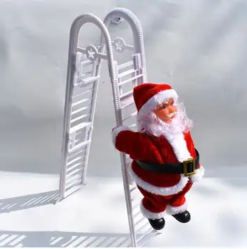 2020 Santa Claus Elektrinių Automobilių su Muzika Vaikams, Vaikams Kalėdų Elektros Žaislas, Lėlė Namų Dekoro Dovanos, Dovanos Mielas Kalėdų Santa