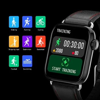 COLMI P16 2021 1.69 colių Smart Žiūrėti nRF52840 Naujas Kraujo Deguonies Jutiklis IP68 Vandeniui Fitness Tracker Smartwatch