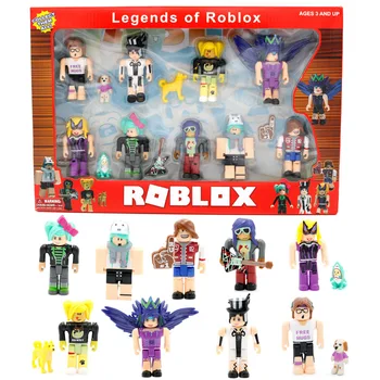 Naujas virtualus pasaulis Roblox kūrimo bloką lėlės rinkinys, 9 rūšių duomenys virtualiame pasaulyje žaidimas blokai pav žaislai