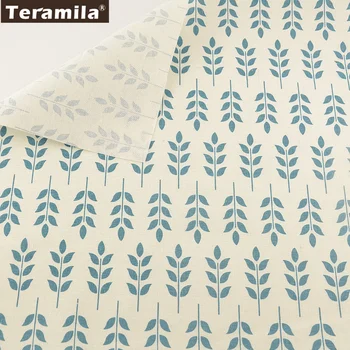 TERAMILA Deep Blue Lapai Dizaino, Medvilnės, Lino Audinių Siuvimo Medžiagos Staltiesė Pagalvės, Užuolaidinės Pagalvės Pagalvės Namų Tekstilės