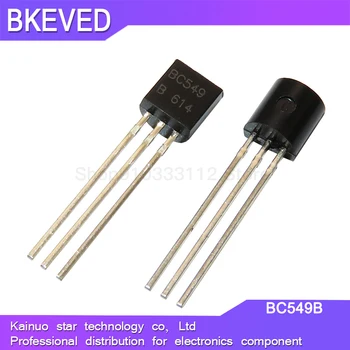 100VNT BC549B TO-92 BC549 TO92 549B 0.1 A 30 V Tranzistorius Naujos Originalios