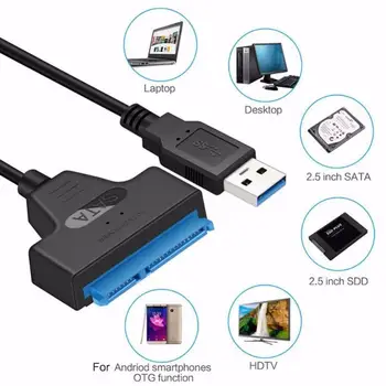 6Gbps USB 3.0 Prie SATA III Išorinis 2.5