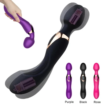 Moterų Vibratoriai G Spot Klitorio Stimuliatorius 10 Greičiu Galingas Magic Wand Sekso Žaislai Moters Kūno Massager AV Vibracija Stick