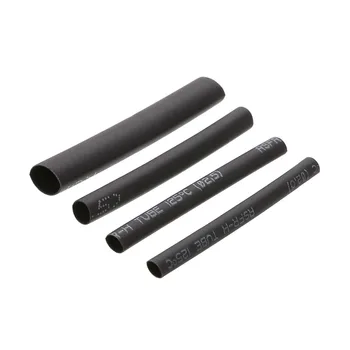 Apvalus Skersmuo 1mm/1,5 mm/2mm/2.5 mm/3mm/3.5 mm/4 mm, Ilgis 5M nuo Šilumos Susitraukiančių Vamzdžiai Susitraukiantis Vamzdis Black Wire Wrap
