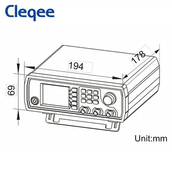 Cleqee JDS6600-60M 60MHZ Dual-channel Savavališkai Signalo Signalo Generatoriaus, DDS Funkciją, Skaitiklis, Skaitmeninis Valdymas Dažnio Matuoklis