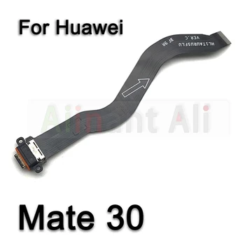 USB Įkroviklis Valdybos Port Jungtis, Mic PCB Įkrovimo Dokas Flex Kabelis Huawei Mate 7 8 9 10 20 20X 30 Lite Pro 4G 5G