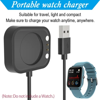 USB Magnetinio Įkrovimo Dokas Nešiojamų Energijos Smart Žiūrėti P8 / P8SE Įkroviklio Laido Adapteris Saugos Greitas Pakeitimas Priedai