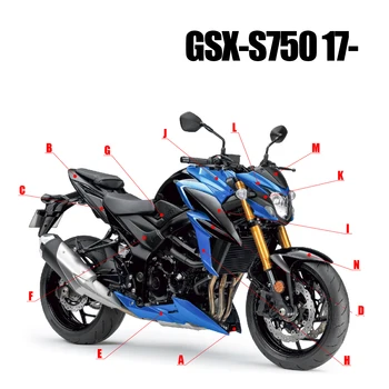 Motociklo Galinio uodegos padengti ABS įpurškimo lauktuvės Reikmenys Suzuki GSX-S 750 GSX-S750 GSXS750 2017 2018 2019 2020 2021