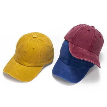 Nuplauti Medvilnės Beisbolo Kepuraitę Unisex Paprasto Spalvos Skrybėlę Atsitiktinis Reguliuojamas Lauko Sporto Kepurės Snapeliu Multi-Spalvos Pasirinktinai Kaulų Kepurės