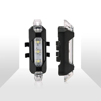 NAUJAUSIAS Dviračių Šviesos Vandeniui Galiniai Šviesos diodų (LED) USB Stiliaus Įkrovimo Baterija (akumuliatorius Stiliaus Dviratį Dviračiu Nešiojamų Šviesos Priedai