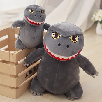 20Cm Q Versija Godzilla Pliušinis Lėlės Dinozauras Little Monstras, Žaislų, Animacinių filmų Lėlės Vaikų Dovanų Maišelis Pakabukas Kalėdų dovana