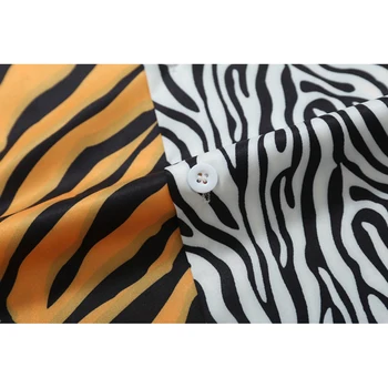 Tamsiai Piktogramą Zebra Kratinys vyriški Polo Marškinėliai Vasaros Atostogų Paplūdimys Marškinėliai Vyrams Drabužių Streetwear