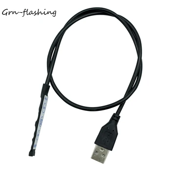 Grnflashing DC 5v led juosta RGB mini Controller USB 3keys mini Kontrolės kabelis 5050 3528 led juosta Apšvietimo valdymo kabelis