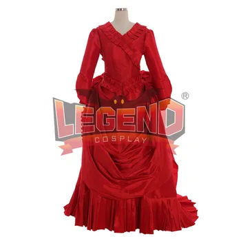 Bram Stoker 's Drakula Mina Harker' Raudona suknelė suknelė cosplay kostiumų viduramžių raudona kamuolys suknelė