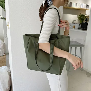 Moteris maišo naujas 2021 tendencija nailono pažasties didelės talpos maišelį nešti maišą vieno peties maišas lady maišelį commuter krepšys didelis rankinukas