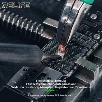 Relife Desoldering Nerijos Lydmetalis Valiklis Viko Laidas 1,5 mm, 2mm 2,5 mm, 3mm 3.5 mm Pločio, 2,0 M Ilgio, BGA Litavimas, Remontas Įrankis