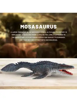 Dinozaurų Realūs Skaičiai Tikroviška Mosasaurus Dinozaurų Modelis Rinktuvas Apdailos Šalies Naudai Vaikas Žaislą Dovanų Dinozaurų Žaislai