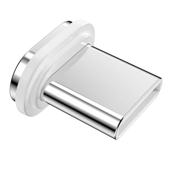 Apvalus Magnetinis Kabelio 8 Pin Tipas C Micro USB C Žvakės Greito Įkrovimo Telefoną Magnetas Įkroviklio Kištuką iPhone 1m linija chargering