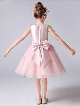 Prabanga Princesė Dress Vaikų Purus Verpalų Gimtadienio Suknelė Mergaitėms Priimančiosios Modelis Podiumo Etape Drabužius Rožinė Vestuvių Gimtadienis