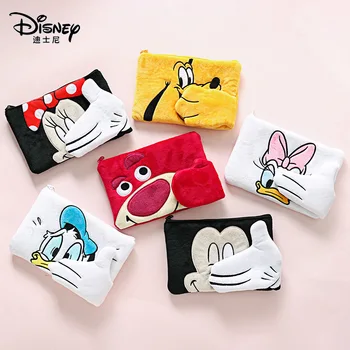 Originali Disney Mickey, Donald Duck Saugojimo Krepšys Animacinių Filmų Mielas Pliušinis Kosmetikos Krepšys Monetos Rankinėje Mergina Didelės Talpos Skalbinių Laikymo Maišelis
