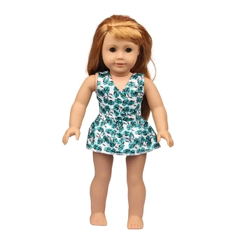 Lėlės Kalbėti Vasarą Bikini Drabužių, Mados maudymosi Kostiumėliai Tinka Nauja 43cm Baby Lėlės Reborn 3 Stilius Žalias Lapas Rungtynės Aksesuarų Mergaitėms