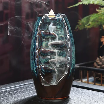 Stovėti Smilkalų Degiklis Turėtojas Dūmų Krioklio Kvapo Namuose 50 Spurgų Kvapas Lazdos Aromaterapinis Difuzorius Keramikos Apdaila