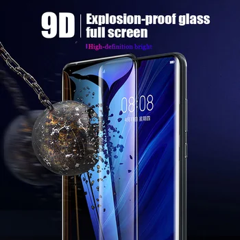 9D Screen Protector, Stiklo Huawei P Smart 2020 2021 S Z Mate 10 20 30 P40 Lite E 5G Grūdinto Stiklo Nova 8 6 SE 7i 7 5T