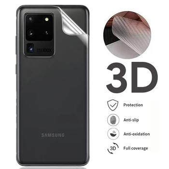 10vnt/daug 3D Atgal Guard Anglies Pluošto Screen Protector For Samsung GalaxyA51 A71 10 Pastaba S10 Lite S20 Ultra 5G Pilnas draudimas Filmas