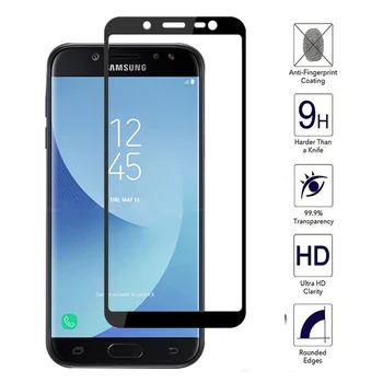 3D Grūdinto Stiklo Apsaugas Ant Samsung Galaxy J6 2018 Visiškai Padengti Apsaugine plėvele Priekinio Dangtelio Ekrano apsaugos J600F SM-J600F