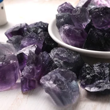 100g Natūralus Ametistas Deep Purple Gydymo Kristalų Kvarco Akmenų ir Mineralų Grubus Pavyzdys Namų Dekoro Priedai