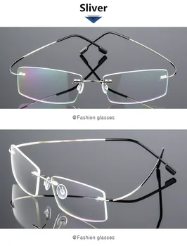 Taškus Titano Akinių Rėmeliai Moterų, Vyrų, Lankstus Optinis Rėmo Receptinių Akinių Frameless Akiniai, akiniai
