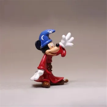 Disney Mickey Mouse Magai 6cm mini lėlės Veiksmų Skaičius, Apdailos Statulėlės Žaislo modelis, vaikams dovanos
