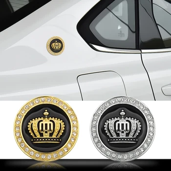 3D Metalo Automobilių Lipdukas Logotipas Ženklelis Lipdukas Automobilio Stilius Toyota CROWN REIZ COROLLA Camry TRD Lenktynių Automobilių Apdailos Reikmenys 0