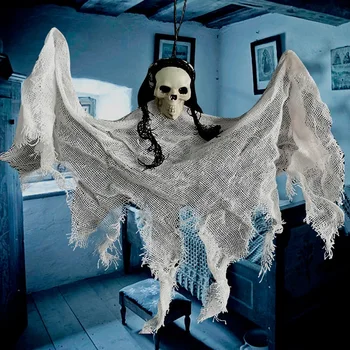 Helovinas Kabinti Kaukolės Galvą Dvasios Haunted House Pabėgti Siaubo Rekvizitai Ornamentu Namų Siaubas Baisu Helovinas Šalis Papuošalai