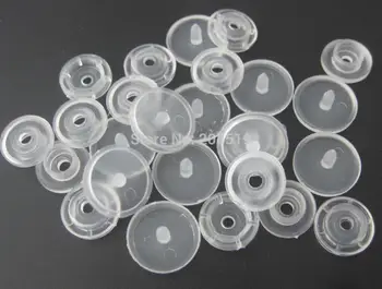 NBNOOG 12mm bžūp plastiko užtrauktuku snap mygtukų 100 rinkinių T5 aišku, mygtukai ir krepšiai, drabužių priedai