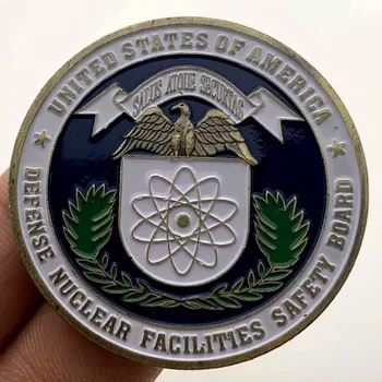 JAV Gynybos Branduolinės energetikos Objektų Saugos Valdyba Suvenyrų Monetos Saint Michael Modelis Iššūkis Monetos Sidabro Padengtą Proginės Monetos