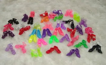 40 porų/daug Spalvinga Asorti batai Barbie Lėlės su Įvairių stilių Žaislai Aukštos Kokybės Kalėdų Dovana Mergaitėms