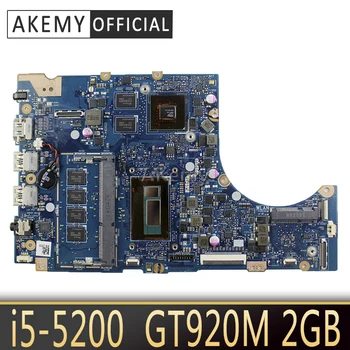 Akemy TP300LJ i5-5200 CPU GT920M 2GB VRAM 4GB RAM mainboard ASUS TP300LJ TP300 nešiojamas plokštė Testuotas