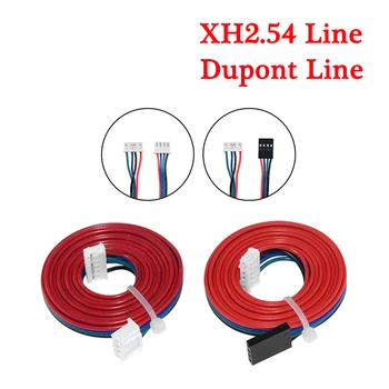 Aukštos kokybės 1pcs 1M DuPont linija, dviejų fazių XH2.54 4pin į 6pin Terminalo Variklio Jungtis kabeliai, 42 Stepper Motorinių HX2.54