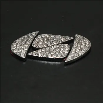 Naujų Automobilių Vairo Logotipą, Diamond Apdailos Dangtelio Lipdukas, Skirtas Hyundai I10 I20 I30 Ix35 Ix55 Tucson 
