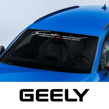 Automobilio Priekinis Galinis Stiklas Motorsport Lipdukas, Skirtas GEELY GC6 GC9 EMGRAND EB7 EC8 CK ATLAS CK2 GT Auto Reikmenys Vinilo kinas Decal