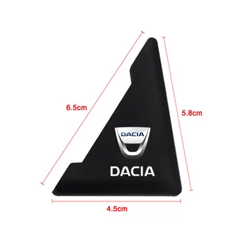 2vnt Automobilių Durų Kampe Apsaugine danga Anti-Susidūrimo Įklija, Dacia Duster 