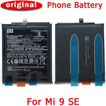 Originalus Už Xiaomi Mi 9 SE Mi9 9SE Baterija BM3M 2970mAh Baterijos, Li-lon mobiliųjų Telefonų Built-in Batteria atsarginės Dalys